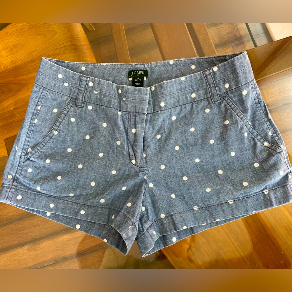 J Crew Dotted Shorts